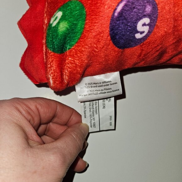 NEW Skittles Plush Candy Toy 13" Wide Includes 4 Mini Plush Pillow Decor - Picture 6 of 10